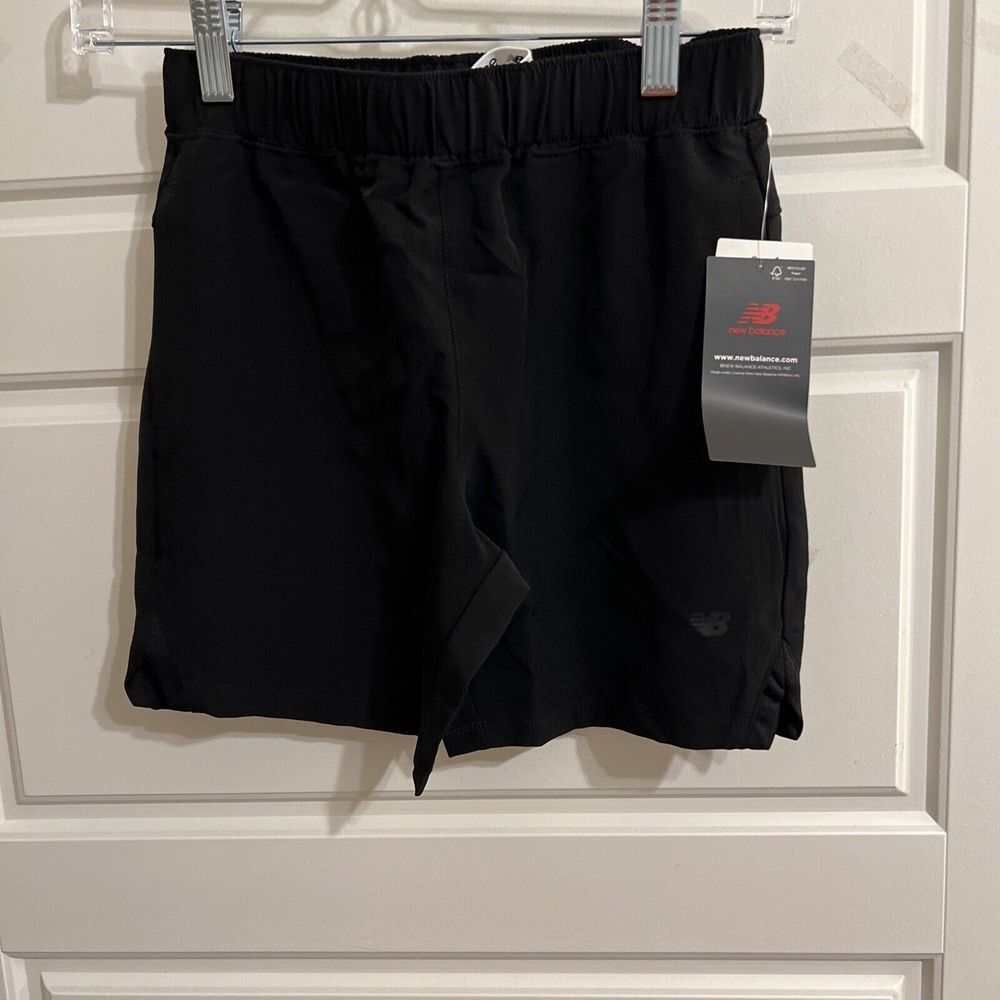 New Balance Girl's Athletic Shorts Size XL 18/20 RN #63619 Black‎